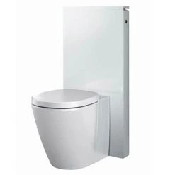 Geberit - Monolith WC Unit & Cistern for Floorstanding WC's - White/Aluminium -Toilets Shop Geberit Monolith WC Unit Cistern for Floorstanding WCs White d1 375