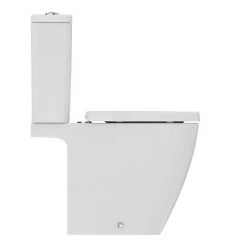Ideal Standard i.Life S Compact 4/2.6 Litre Rimless Close Coupled Open Back WC + Soft Close Seat -Toilets Shop ISILOB64 D2 460
