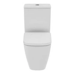 Ideal Standard i.Life S Compact 4/2.6 Litre Rimless Close Coupled Open Back WC + Soft Close Seat -Toilets Shop ISILOB64 D3 460