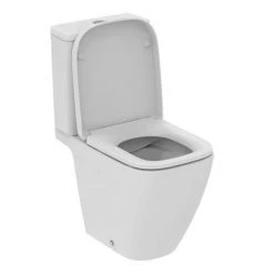 Ideal Standard i.Life S Compact 4/2.6 Litre Rimless Close Coupled Open Back WC + Soft Close Seat -Toilets Shop ISILOB64 D4 460