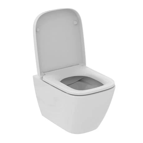 Ideal Standard i.Life S Compact Rimless Wall Hung WC + Soft Close Seat 4 Ideal Standard i.Life S Compact Rimless Wall Hung WC + Soft Close Seat - Image 2