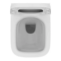 Ideal Standard i.Life S Compact Rimless Wall Hung WC + Soft Close Seat 11 Ideal Standard i.Life S Compact Rimless Wall Hung WC + Soft Close Seat -Toilets Shop ISILWHWC D4 460