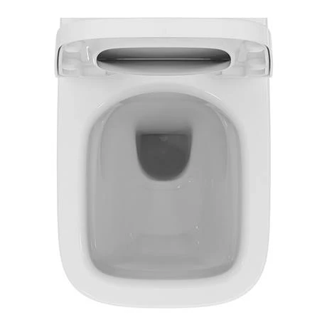 Ideal Standard i.Life S Compact Rimless Wall Hung WC + Soft Close Seat 7 Ideal Standard i.Life S Compact Rimless Wall Hung WC + Soft Close Seat - Image 5