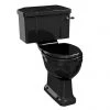 Burlington Jet Black Close Coupled WC with 520mm Lever Cistern -Toilets Shop JETCCWC P