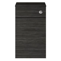 Milan Juno 500 x 253mm Black WC Unit with Cistern (Excludes Pan)