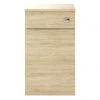 Milan Juno 500 x 253mm Natural Oak WC Unit with Cistern (Excludes Pan) -Toilets Shop JWCNO p