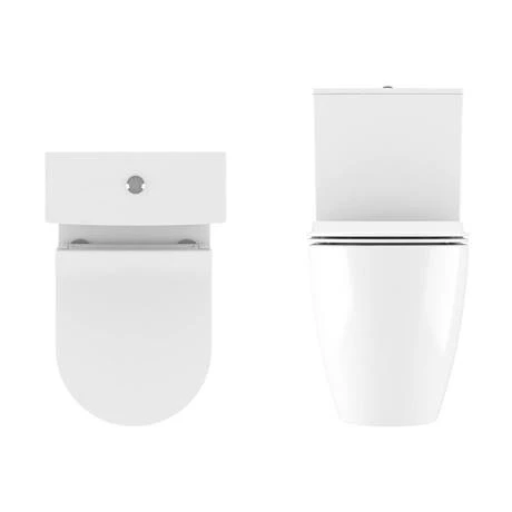Crosswater Kai X Compact Close Coupled Toilet + Soft Close Thin Seat 4 Crosswater Kai X Compact Close Coupled Toilet + Soft Close Thin Seat - Image 2