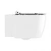 Crosswater Kai X Wall Hung Pan + Soft Close Thin Seat -Toilets Shop KAIX WC3 P