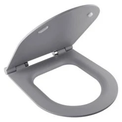 BagnoDesign Koy Matt Grey Rimless Wall Hung Toilet with Soft Close Seat 7 BagnoDesign Koy Matt Grey Rimless Wall Hung Toilet with Soft Close Seat -Toilets Shop KOY320MGY D4 460