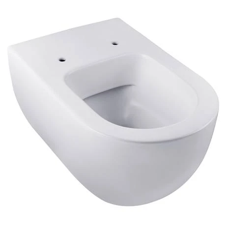 BagnoDesign Koy Matt White Rimless Wall Hung Toilet with Soft Close Seat 4 BagnoDesign Koy Matt White Rimless Wall Hung Toilet with Soft Close Seat - Image 2
