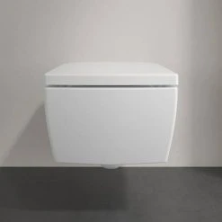 Villeroy and Boch Memento 2.0 DirectFlush Rimless Wall Hung Toilet + Soft Close Seat -Toilets Shop M2DRWHWC D2 460