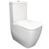 RAK Metropolitan Close Coupled BTW Toilet + Quick Release Soft Close Urea Seat -Toilets Shop METBTWPAKSC DL prod