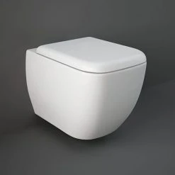 RAK Metropolitan Wall Hung Rimless Pan + Soft Close Seat