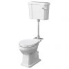 Milton Traditional Comfort Height Mid-Level Toilet + White Soft Close Seat -Toilets Shop MMLWT p