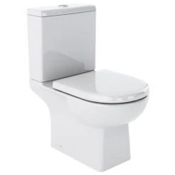 Marina Modern Close Coupled Toilet + Soft Close Seat