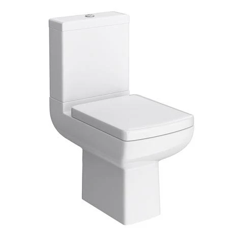 Milan Modern Short Projection Toilet + Soft Close Seat 3 Milan Modern Short Projection Toilet + Soft Close Seat