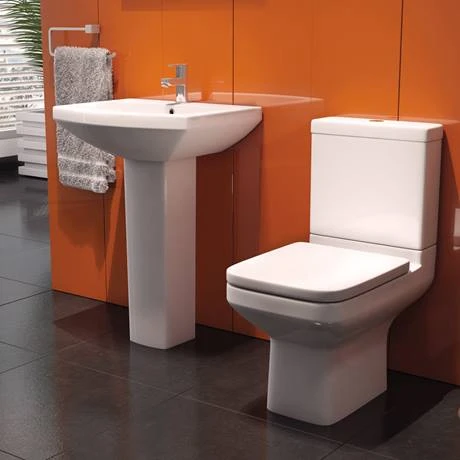 Monza Square Short Projection Toilet + Soft Close Seat 4 Monza Square Short Projection Toilet + Soft Close Seat - Image 2