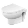 Duravit No.1 HygieneGlaze Compact 480mm Rimless Wall Hung Toilet + Seat -Toilets Shop N1480WHST P