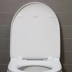 Duravit No.1 Rimless Close Coupled Toilet (6/3 L Flush) + Seat -Toilets Shop N1CC63SS D5 460 1