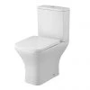 Nuie Ava Rimless Short Projection Close Coupled Toilet + Soft Close Seat - NCG450 -Toilets Shop NCG450 P
