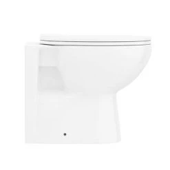 Sienna 500mm BTW Toilet Unit inc. Cistern + Soft Close Seat (Depth 200mm) -Toilets Shop NVS142 BTW002 NTS010 d2 460