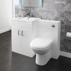 Nova 500mm BTW Toilet Unit inc. Cistern + Soft Close Seat (Depth 200mm) 7 Nova 500mm BTW Toilet Unit inc. Cistern + Soft Close Seat (Depth 200mm) -Toilets Shop Nova 500mm BTW Toilet Unit inc Cistern Soft Close Seat Depth 200mm d1 460