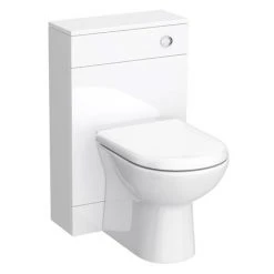 Nova 500mm BTW Toilet Unit inc. Cistern + Soft Close Seat (Depth 200mm)
