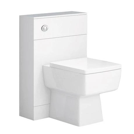 Nova High Gloss White BTW WC Unit incl. Cistern + Square Pan W500 x D200mm 3 Nova High Gloss White BTW WC Unit incl. Cistern + Square Pan W500 x D200mm