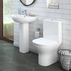 Orion Modern Short Projection Toilet + Soft Close Seat 10 Orion Modern Short Projection Toilet + Soft Close Seat -Toilets Shop OR600WC detail3 460