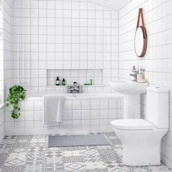 Orion Modern Short Projection Toilet + Soft Close Seat 11 Orion Modern Short Projection Toilet + Soft Close Seat -Toilets Shop OR600WC detail4 460