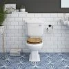 Oxford Traditional Toilet with Soft Close Seat - Various Colour Options -Toilets Shop OXFWC VC P1