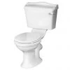 Old London Chancery Traditional Close Coupled Toilet with Ceramic Lever Flush -Toilets Shop Old London Chancery Traditional Close Coupled Toilet with Soft Close Seat p