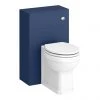 Period Bathroom Co. 500mm Cobalt Blue Toilet Unit with Cistern + Traditional Pan -Toilets Shop PBC5BLWC p