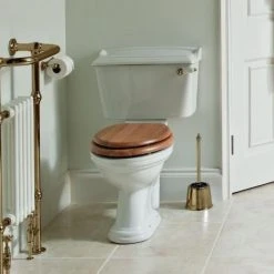 Heritage - Dorchester Close Coupled WC & Landscape Cistern - Various Lever Options -Toilets Shop PDW00 PDW01 D1N 460