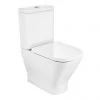 Roca The Gap Rimless Close Coupled Toilet + Compact Soft Close Seat