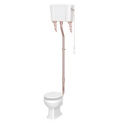 Chatsworth Rose Gold High Level Traditional Toilet