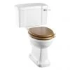 Burlington Rimless Close Coupled WC with 520mm Lever Cistern 1 Burlington Rimless Close Coupled WC with 520mm Lever Cistern -Toilets Shop RIM 520 LC P