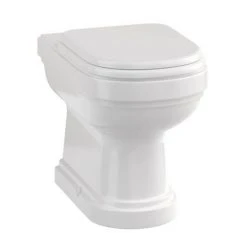Burlington Riviera Back To Wall Toilet with Soft Close Seat -Toilets Shop RIV12 RIV025 D4 460
