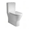 RAK Resort Maxi Rimless Close Coupled BTW Toilet + Quick Release Soft Close Urea Seat -Toilets Shop RSTBTWPAK MX P