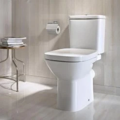 Roca Debba Close Coupled Toilet with Soft-Close Seat -Toilets Shop Roca Debba Close Coupled Toilet with Soft Close Seat d2 460
