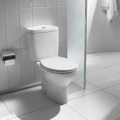 Roca Laura Close Coupled Toilet with Soft-Close Seat -Toilets Shop Roca Laura Close Coupled Toilet with Soft Close Seat d2 460