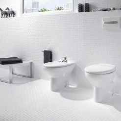 Roca Laura Floor-Standing Bidet with Cover -Toilets Shop Roca Laura Floor Standing Bidet with Cover d2 460
