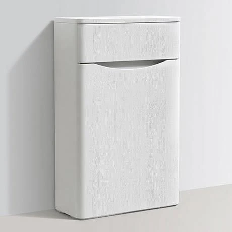 Monza White Ash WC Unit Only - 500mm Wide 5 Monza White Ash WC Unit Only - 500mm Wide - Image 3