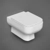 RAK Series 600 Wall Hung Rimless Pan + Slim Soft Close Seat 1 RAK Series 600 Wall Hung Rimless Pan + Slim Soft Close Seat -Toilets Shop S600WHSSC P