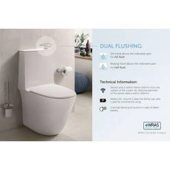 RAK Sensation Touchless Flush Rimless BTW Close Coupled Toilet + Soft-Close Seat 9 RAK Sensation Touchless Flush Rimless BTW Close Coupled Toilet + Soft-Close Seat -Toilets Shop SENPAKTFSC D1 460