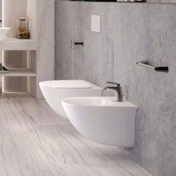 RAK Sensation Rimless Mini Wall Hung Pan + Soft-Close Seat 7 RAK Sensation Rimless Mini Wall Hung Pan + Soft-Close Seat -Toilets Shop SENWHPANSC MX D2 460