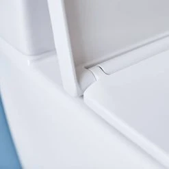 Britton Bathrooms Sphere Rimless Close Coupled Toilet + Soft Close Seat -Toilets Shop SPHECC D3 460 2