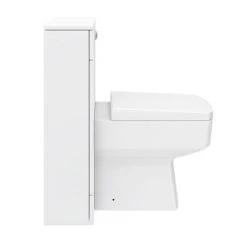 Nova High Gloss White BTW WC Unit incl. Cistern + Square Pan W500 x D200mm 10 Nova High Gloss White BTW WC Unit incl. Cistern + Square Pan W500 x D200mm -Toilets Shop SQNOVABTWUNIT n d2 460