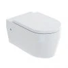 Britton Bathrooms Stadium Wall Hung Pan + Soft Close Seat -Toilets Shop STADWH P