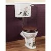 Silverdale Victorian Garden Pattern Low Level Toilet - Excludes Seat -Toilets Shop Silverdale Victorian Garden Pattern Low Level Toilet p